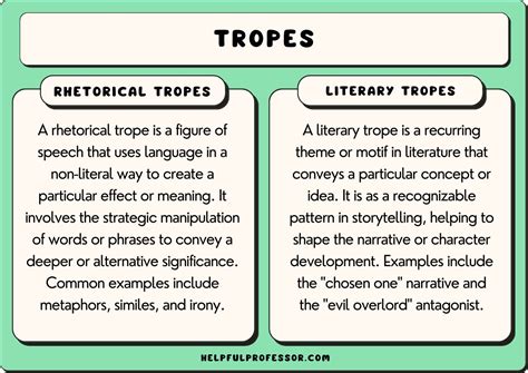 tropes meaning in books how they influence modern literature