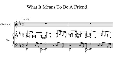 What it means to be a friend sheet music: A Symphony of Connections and Emotions